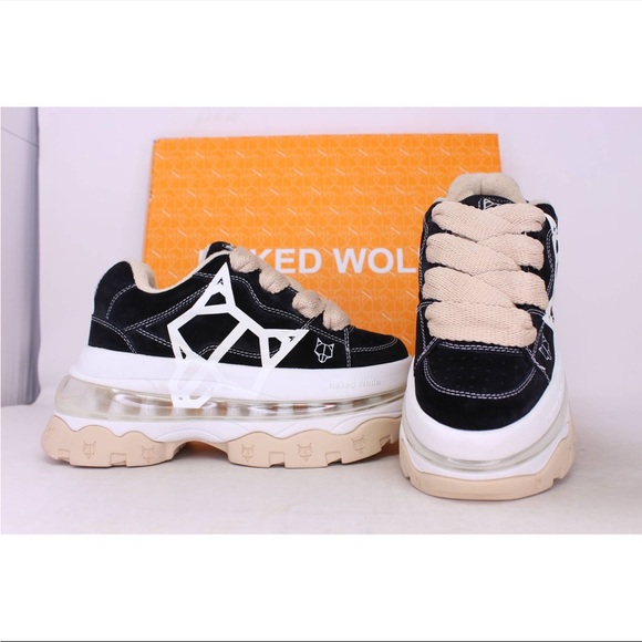 Naked wolfe black virgo platform sneakers - Picture 4 of 5
